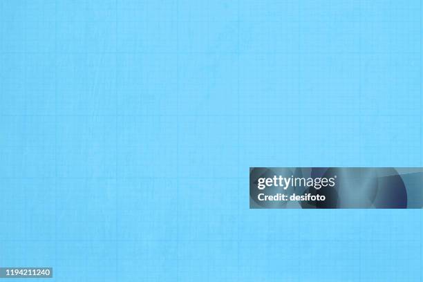 horizontal vector illustration in bright turquoise blue coloured, chequered look grunge backgrounds resembling graph paper sheet - narrow stock illustrations