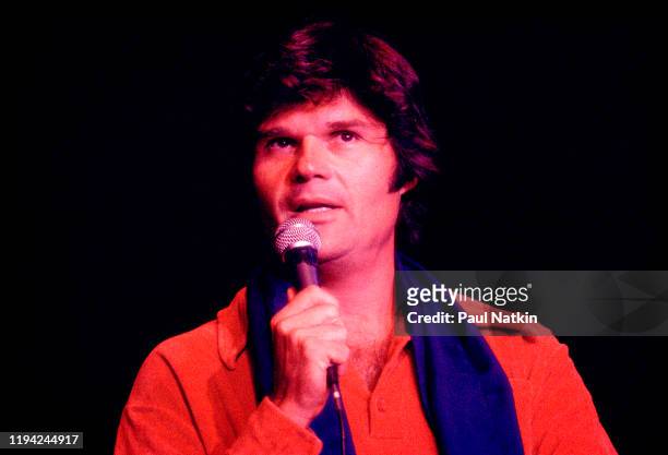 American comedian and actor Fred Willard performs onstage at the Park West, Chicago, Illinois, September 8, 1978.