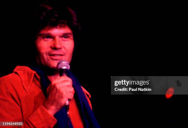 American comedian and actor Fred Willard performs onstage at the Park West, Chicago, Illinois, September 8, 1978.
