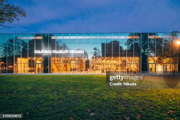 bauhaus museum in dessau, germany - baumhaus stock pictures, royalty-free photos & images