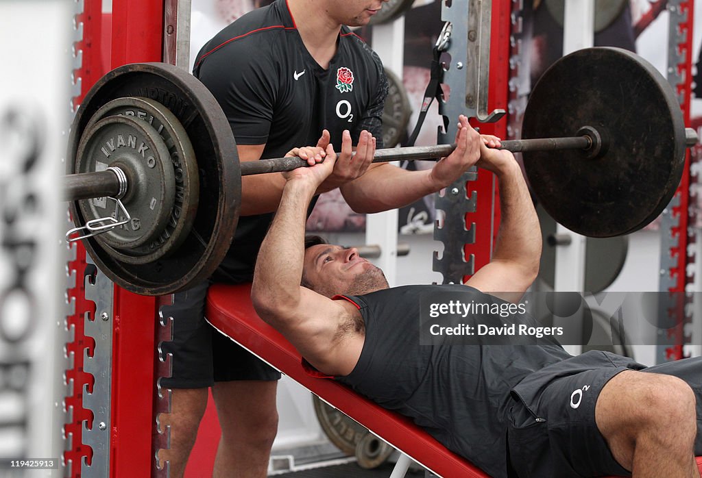 England Rugby Union Training Session