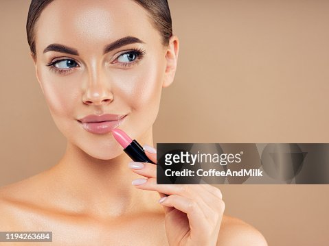 1,812 Pink Lip Gloss Stock Photos, High-Res Pictures, and Images