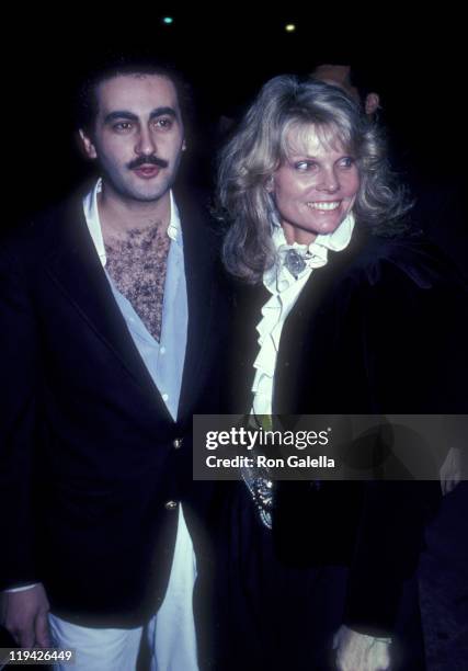 Businessman Dodi Al-Fayed and actress Cathy Lee Crosby attend the premiere party for "Chariots Of Fire" on April 8, 1982 at the Bistro in Beverly...