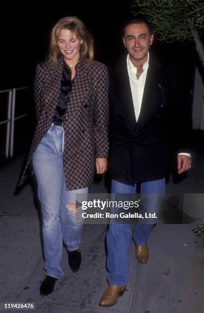 Businessman Dodi Al-Fayed and Tracy Lynn sighted on April 22, 1991 at Spago Restaurant in West Hollywood, California.