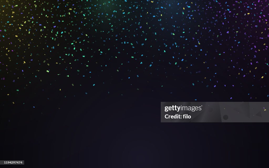 Confetti Party Celebration Background