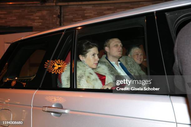 Guests during the wedding party of Stavros Niarchos III. And Dasha Zhukova on January 17, 2020 in St Moritz, Switzerland.