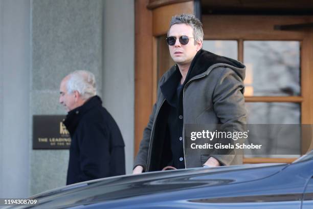 Guest is seen prior to the wedding prepartion of Stavros Niarchos III. And Dasha Zhukova on January 17, 2020 in St Moritz, Switzerland.