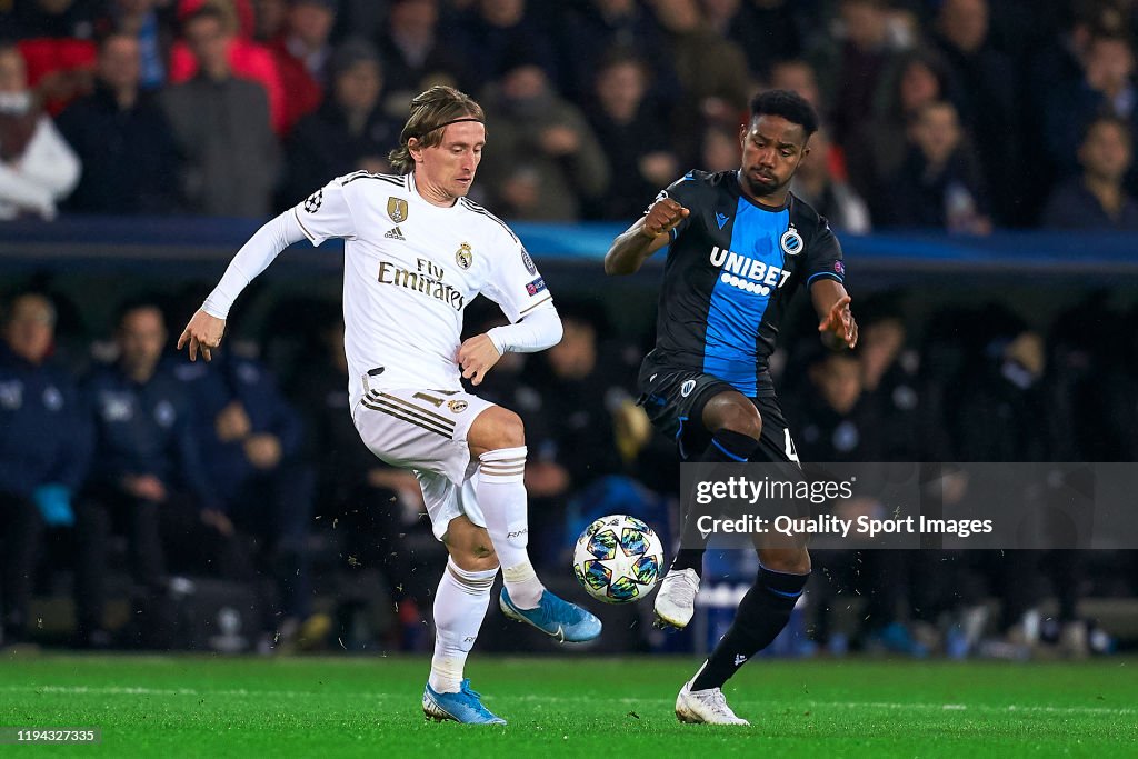 Club Brugge KV v Real Madrid: Group A - UEFA Champions League