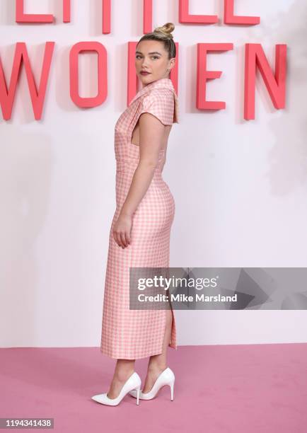 Florence Pugh during the "Little Women" photocall at Soho Hotel on December 16, 2019 in London, England.