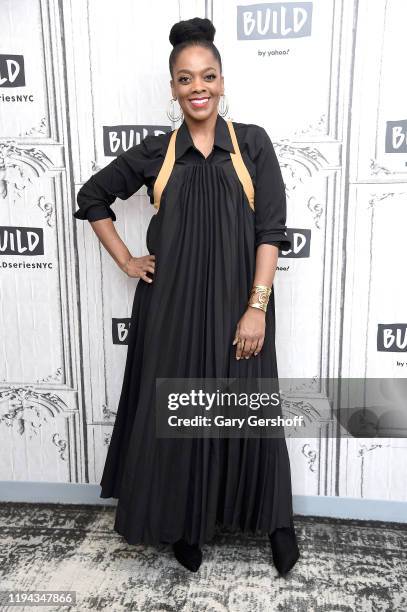 Actress Karan Kendrick visits the Build Series to discuss the film “Just Mercy” at Build Studio on December 16, 2019 in New York City.