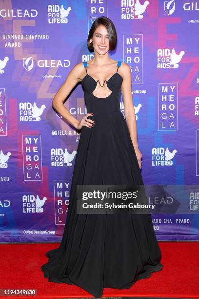 Dayana Mendoza attends AID FOR AIDS My Hero Gala 2019 at American Museum of Natural History on November 25, 2019 in New York City.