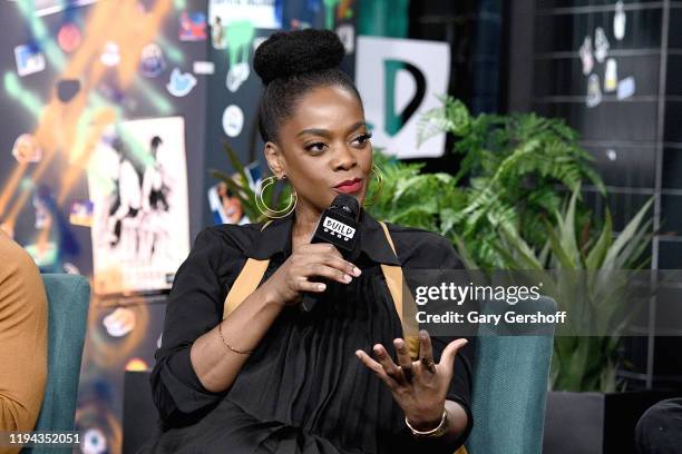 Actress Karan Kendrick visits the Build Series to discuss the film “Just Mercy” at Build Studio on December 16, 2019 in New York City.