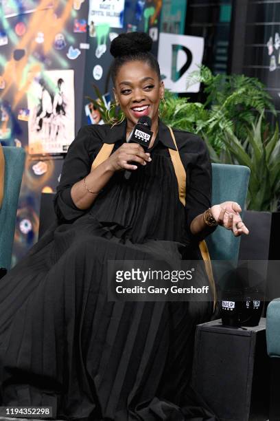 Actress Karan Kendrick visits the Build Series to discuss the film “Just Mercy” at Build Studio on December 16, 2019 in New York City.