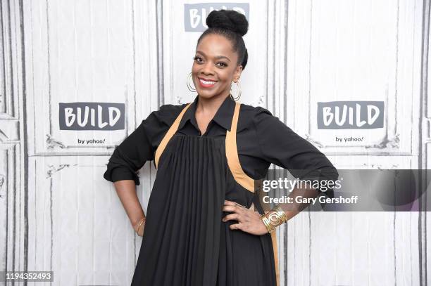 Actress Karan Kendrick visits the Build Series to discuss the film “Just Mercy” at Build Studio on December 16, 2019 in New York City.