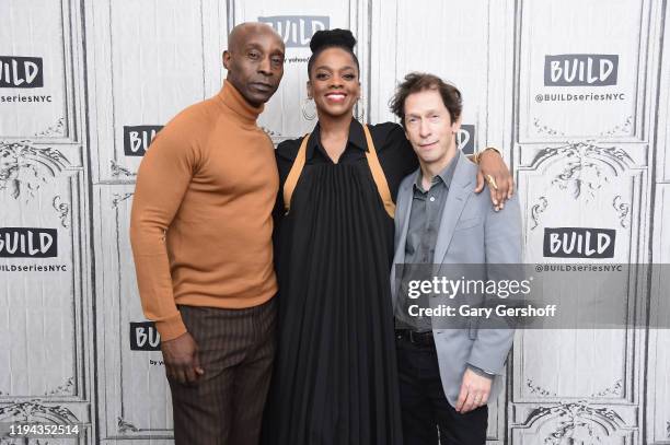 Actors Rob Morgan, Karan Kendrick and Tim Blake Nelson visit the Build Series to discuss the film “Just Mercy” at Build Studio on December 16, 2019...