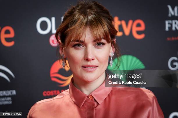 Spanish actress Marta Nieto attends the Candidates to Goya Cinema Awards party at Florida Retiro on December 16, 2019 in Madrid, Spain.