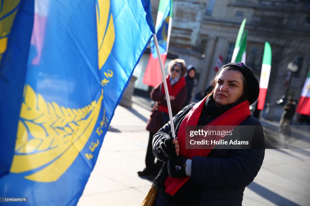 Rally In Support Of Anti-regime Iranian Protesters
