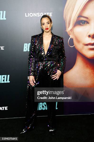 Dascha Polanco attends the "Bombshell" New York Screening at Jazz at