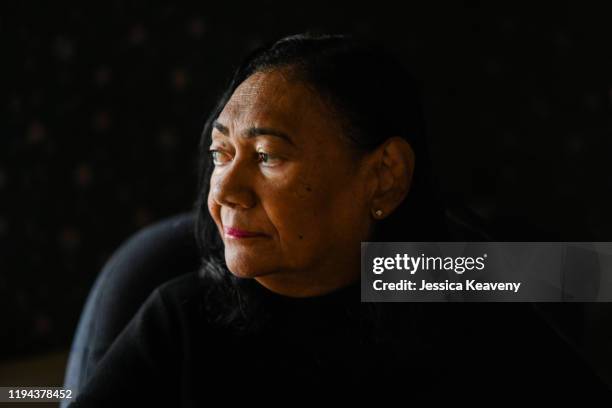 portrait of mature woc with vitiligo - fayetteville stock pictures, royalty-free photos & images