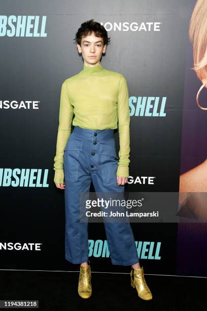 Brigette Lundy-Paine attends the "Bombshell" New York Screening at Jazz at Lincoln Center on December 16, 2019 in New York City.
