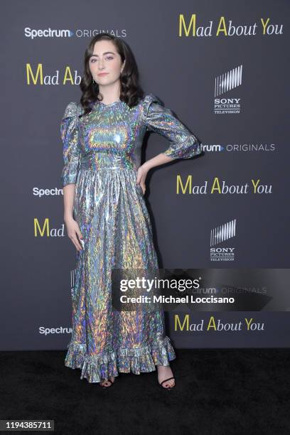 Abby Quinn attends the "Mad About You" red carpet event at The Rainbow Room on December 16, 2019 in New York City.