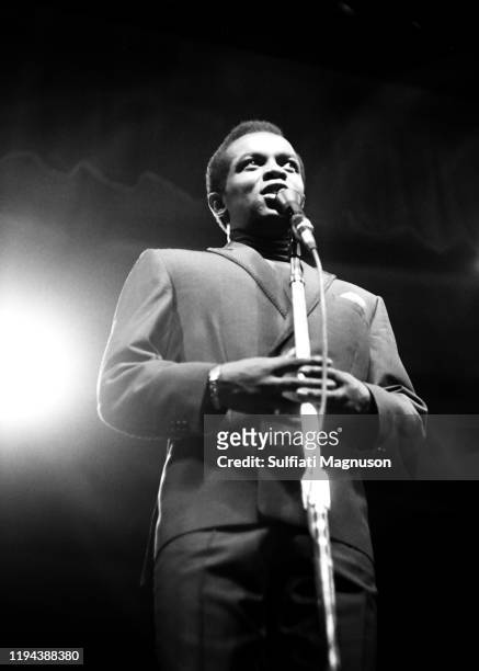 Lou Rawls, an award winning R&B-soul vocalist, was performed on the opening night at The Monterey International Pop Festival.