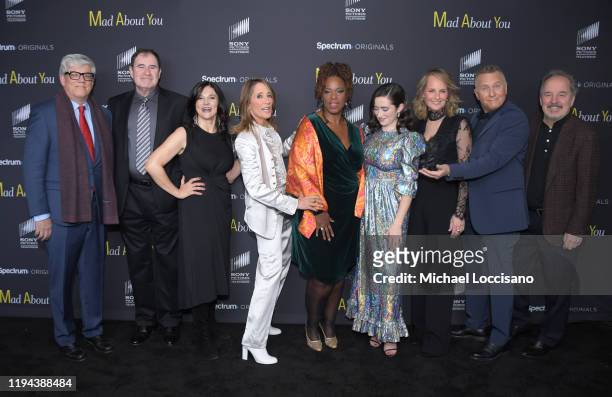 Peter Tolan, Richard Kind, Antoinette LaVecchia, Anne Ramsey, Kecia Lewis, Abby Quinn, Helen Hunt, Paul Reiser and John Pankow attend the "Mad About...