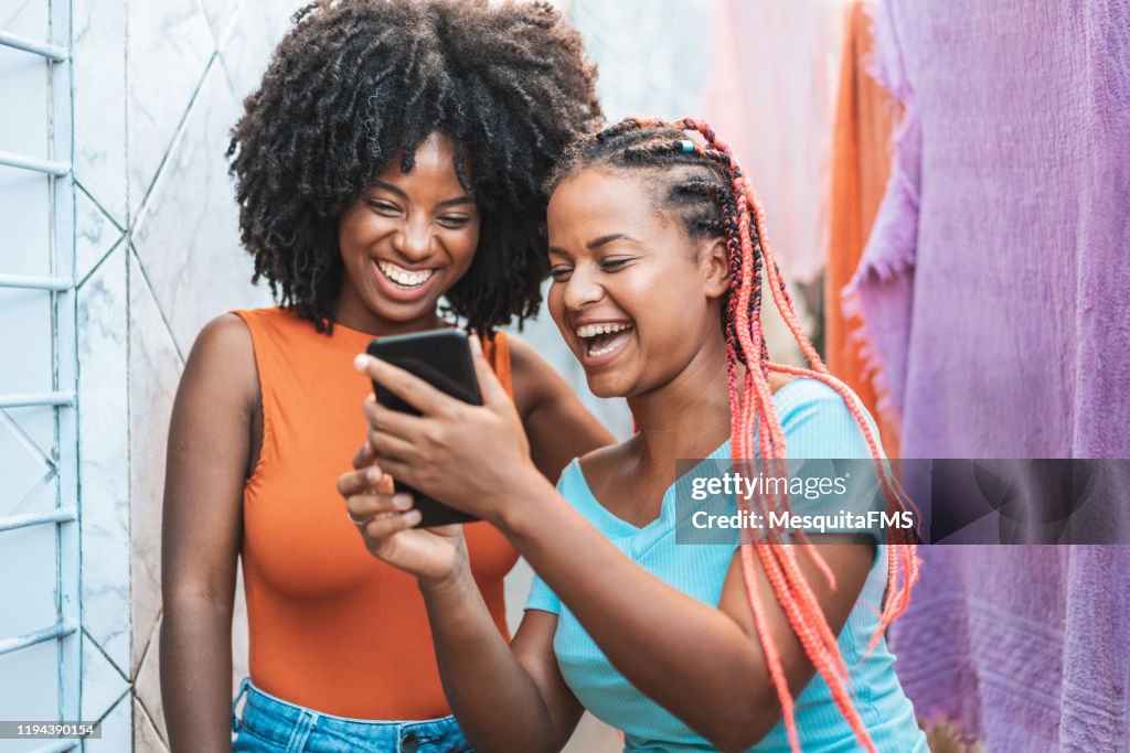 People on modern technology