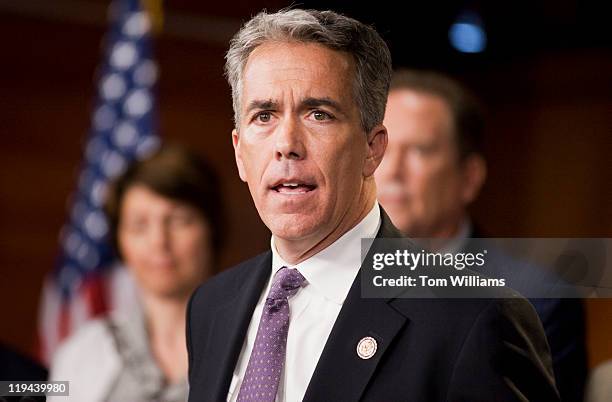 Rep. Joe Walsh, R-Ill., speaks at a news conference with other House republicans in the Capitol Visitor Center on the topics of a proposed balanced...