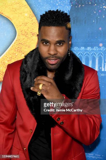 Jason Derulo attends The World Premiere of Cats, presented by Universal Pictures on December 16, 2019 in New York City.