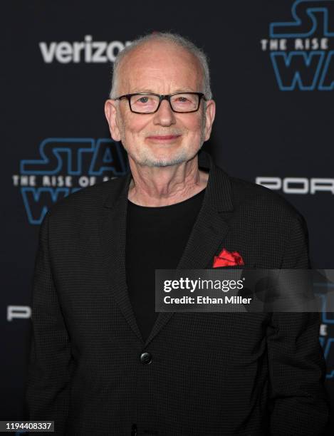 Actor Ian McDiarmid attends the premiere of Disney's "Star Wars: The Rise of Skywalker" on December 16, 2019 in Hollywood, California.