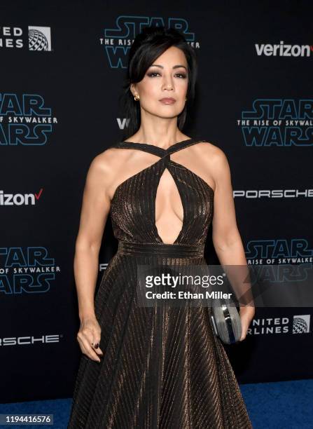 Actress Ming-Na Wen attends the premiere of Disney's "Star Wars: The Rise of Skywalker" on December 16, 2019 in Hollywood, California.
