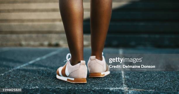 comfort is the first thing you should look for in shoes - sports shoe close up stock pictures, royalty-free photos & images
