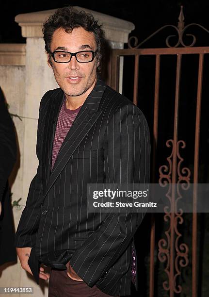 David LaChapelle attends MIU MIU presents Lucrecia Martel's "Muta" on July 19, 2011 in Los Angeles, California.