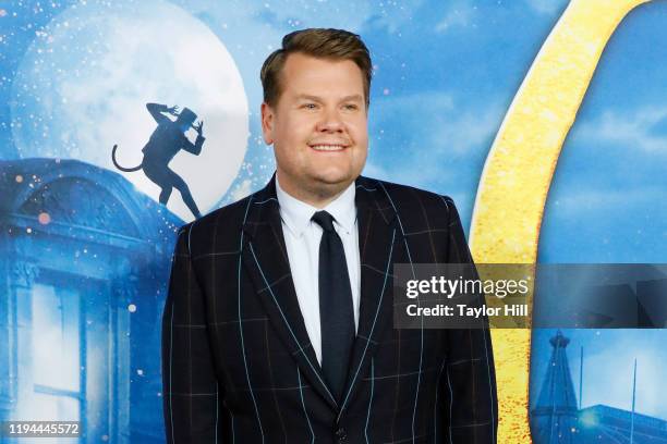 James Corden attends the world premiere of "Cats" at Alice Tully Hall, Lincoln Center on December 16, 2019 in New York City.