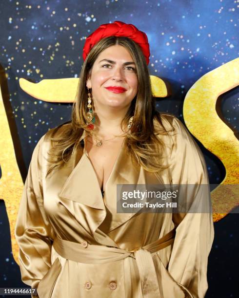 Katie Sturino attends the world premiere of "Cats" at Alice Tully Hall, Lincoln Center on December 16, 2019 in New York City.