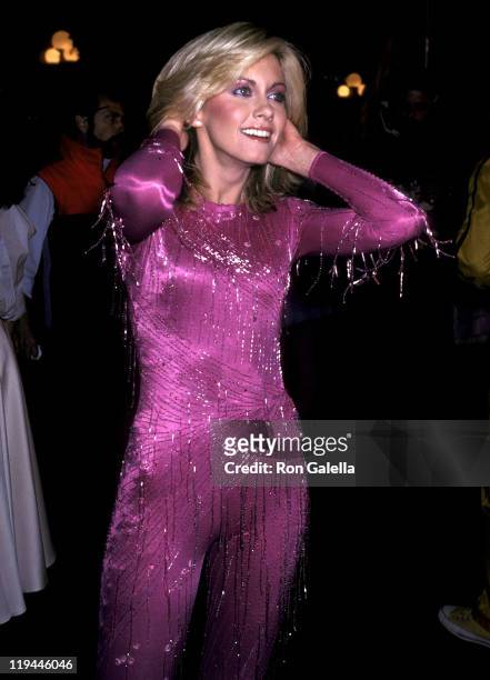 Singer Olivia Newton-John tapes her ABC Television Special "Olivia Newton-John: Hollywood Nights" on March 19, 1980 at ABC Entertainment Center in...