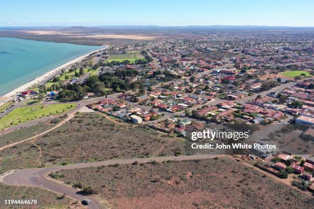 city of whyalla. steel industry capital of south australia. - whyalla-south-australia stock pictures, royalty-free photos & images