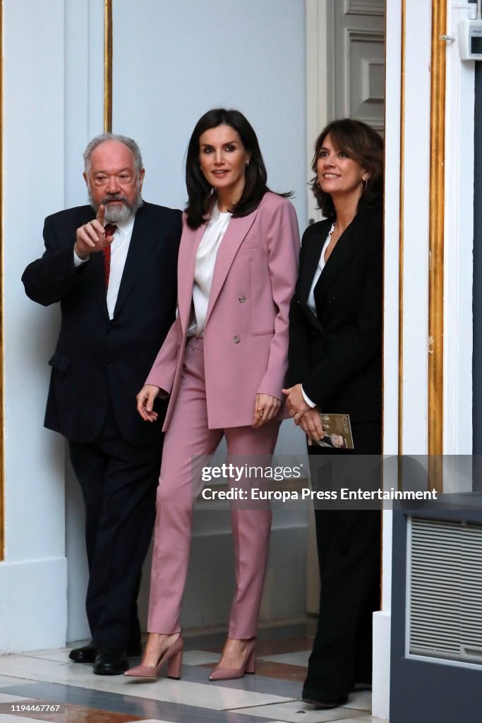 Queen Letizia of Spain Arrives At The Royal Palace