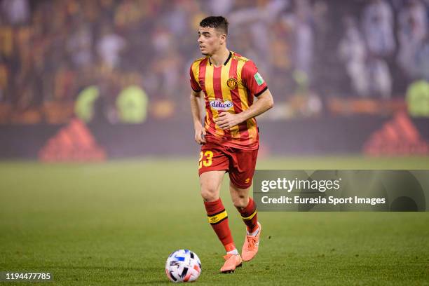 Ilyes Cheti of ES Tunis in action during the FIFA Club World Cup 2nd round match between Al Hilal and Esperance Sportive de Tunis at Jassim Bin Hamad...