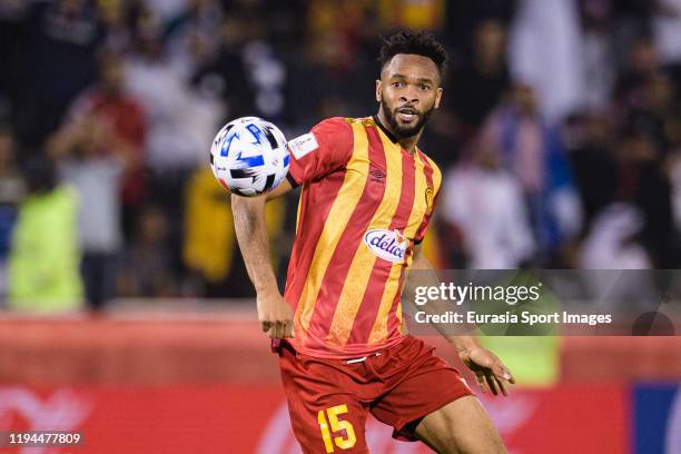 Fousseny Coulibaly of ES Tunis in action during the FIFA Club World Cup 2nd round match between Al Hilal and Esperance Sportive de Tunis at Jassim...