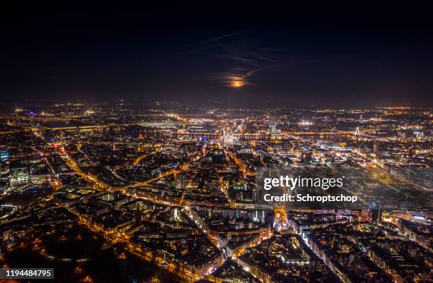 cityscape of cologne in germany - aerial - cologne skyline stock pictures, royalty-free photos & images