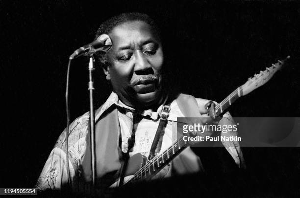 Muddy Waters at the Auditorium Theater In Chicago, Ilinois, March 17, 1977. "n"n"n