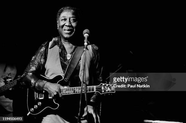 Muddy Waters at the Chicago Stadium on June 12, 1979 in Chicago, Illinois. "n"n"n