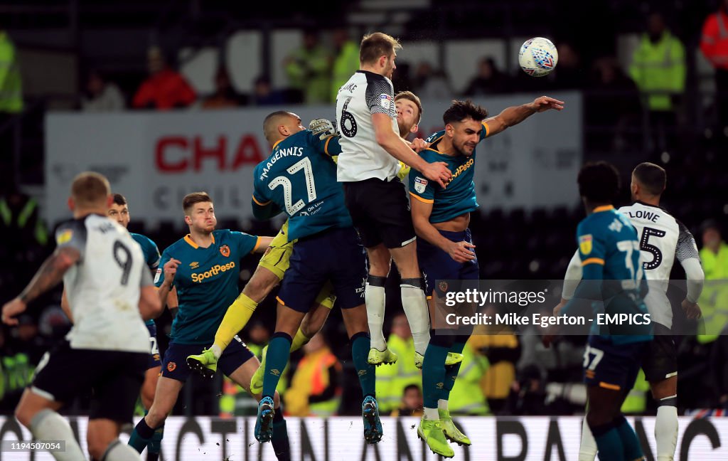 Derby County v Hull City - Sky Bet Championship - Pride Park