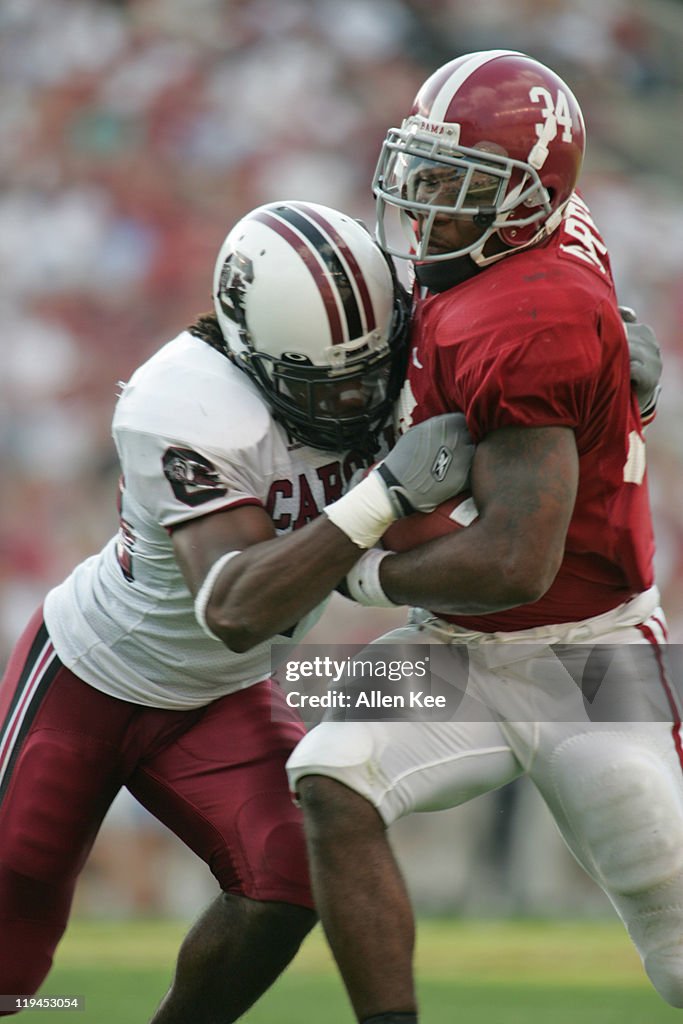 NCAA Football - Alabama vs South Carolina - September 17, 2005