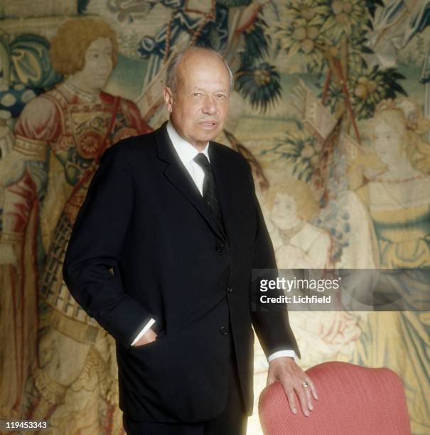 Prince Franz Josef II of Liechtenstein, Vaduz Castle, Liechtenstein , 7th February 1979.