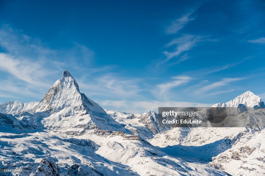 Matterhorn Mountain Winter View