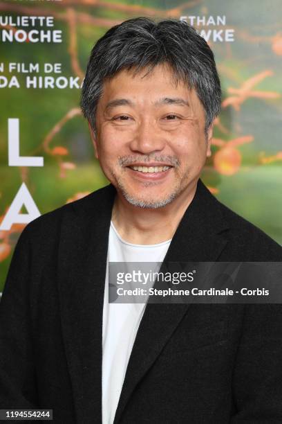 Film Director Hirokazu Kore-Eda attends the "La Verite" Premiere At UGC Les Halles on December 17, 2019 in Paris, France.