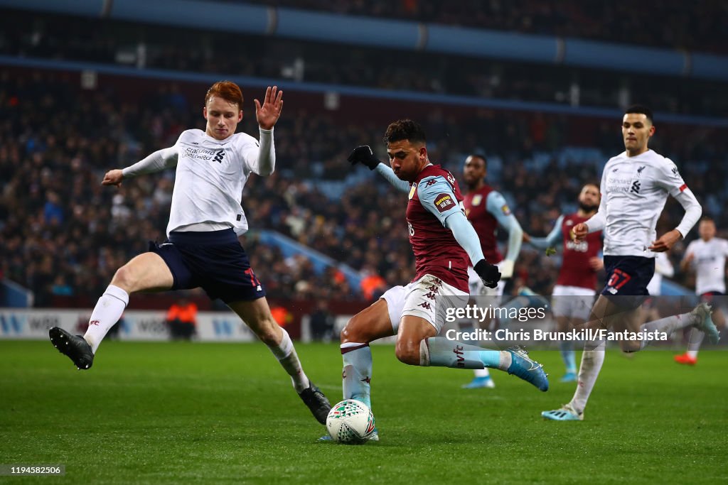 Aston Villa v Liverpool FC - Carabao Cup: Quarter Final